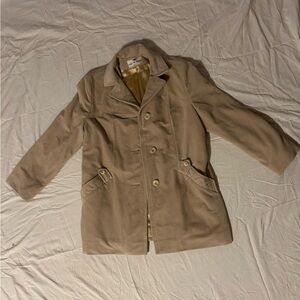 Chic Women's Beige Pea Coat